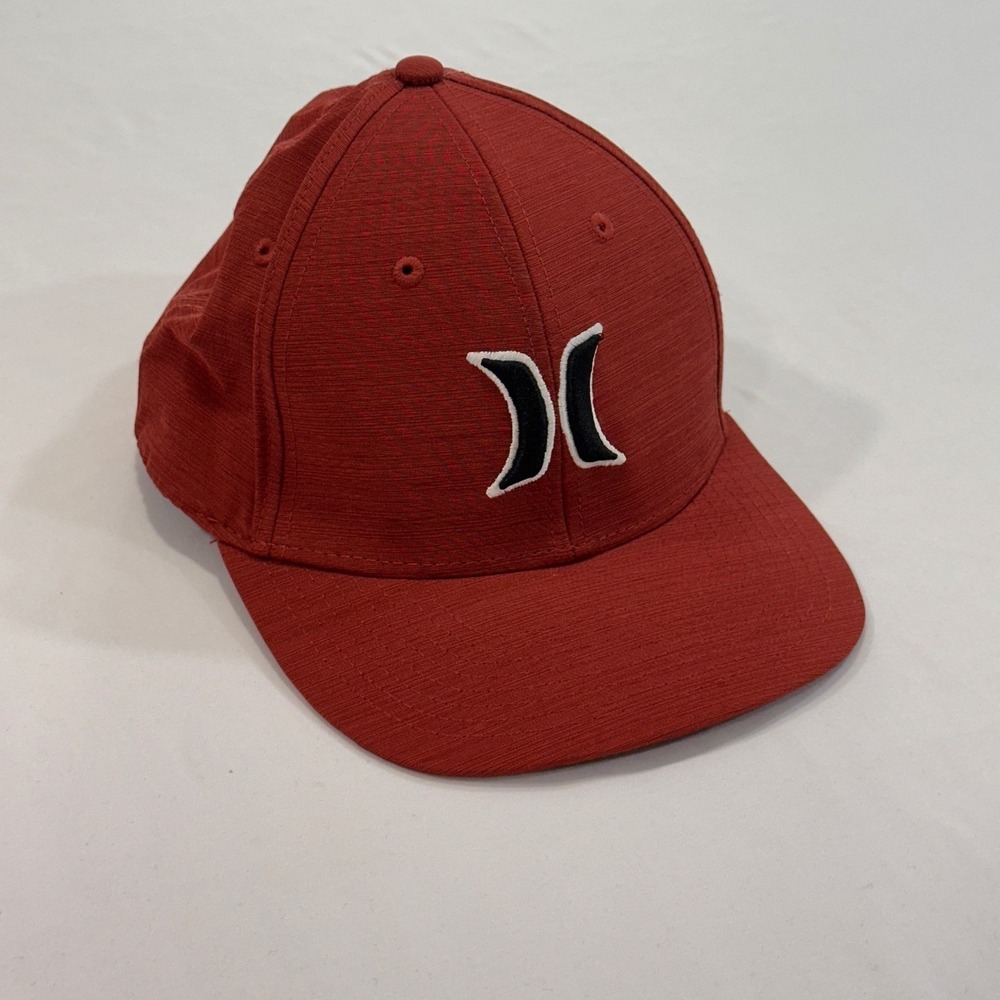 Hurley H2O-Dri Baseball Cap Mens Red Textured Moisture‎ Wicking | Surf Style